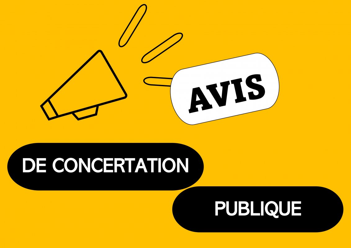 AVIS CONCERTATION PREALABLE AU PUBLIC